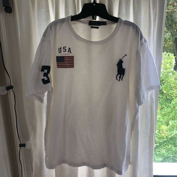 Vintage oversized Ralph Lauren polo t-shirt - Picture 1 of 3